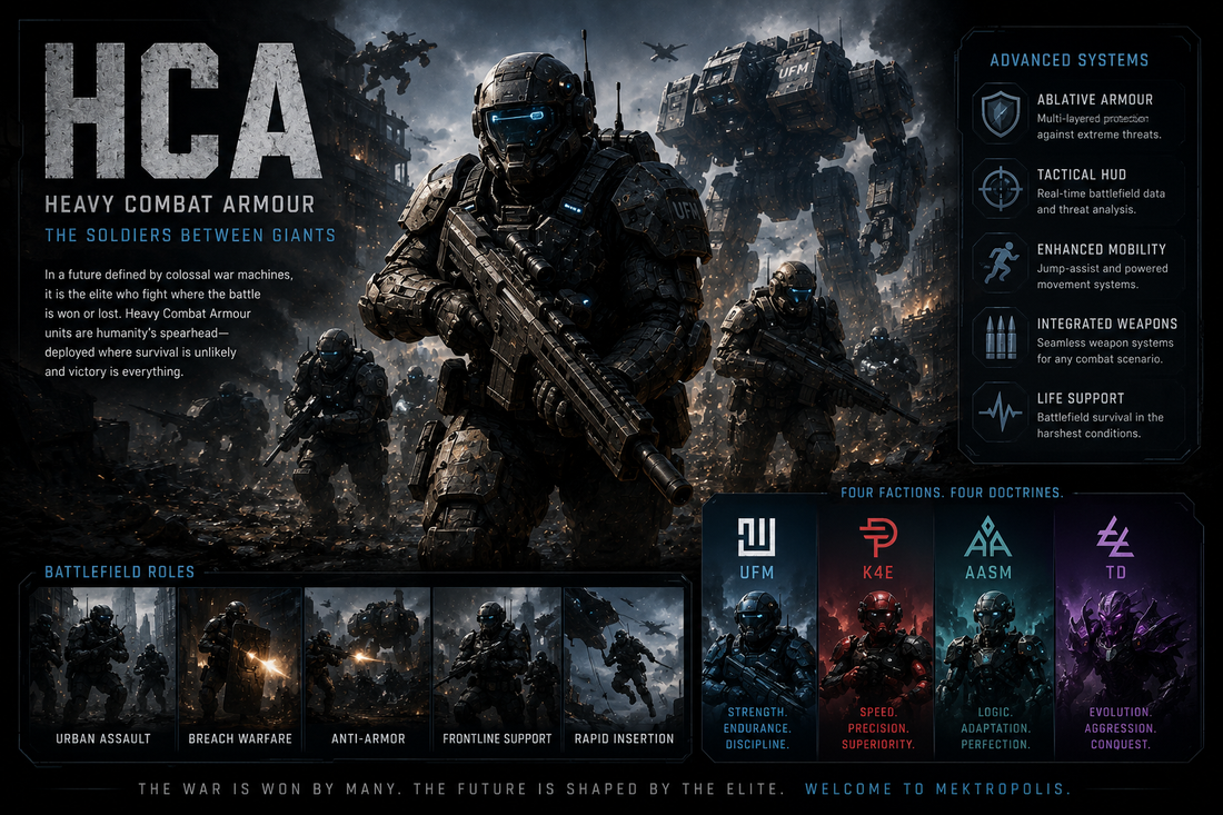 HEAVY COMBAT ARMOUR (HCA): THE SOLDIERS BETWEEN GIANTS