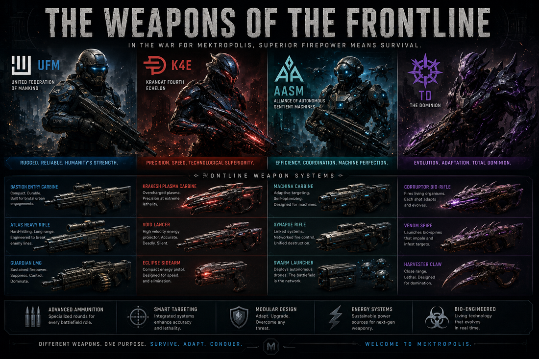 THE WEAPONS OF THE FRONTLINE