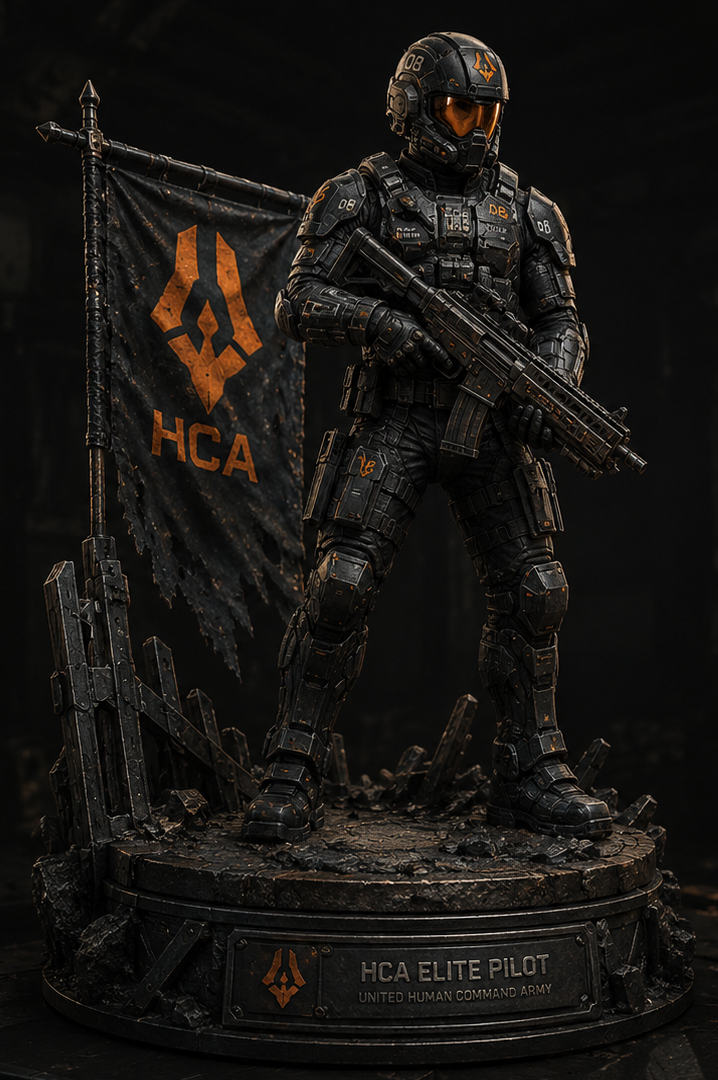Mektropolis UFM HCA Elite Pilot Statue — Collector Edition